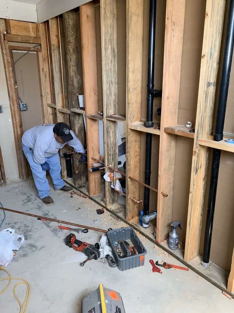 Commercial rough-in plumbing for Water Heater Replacement in Karrsville